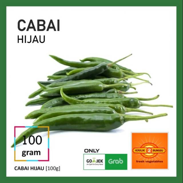 

Cabai hijau / cabe ijo