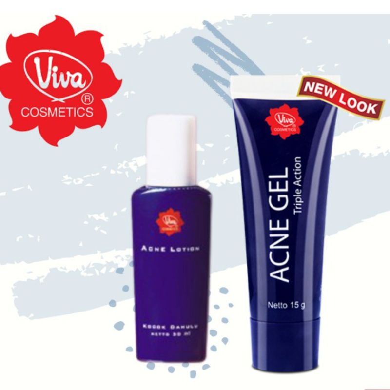 Jual [ORIGINAL] Viva Acne Gel 15g / Lotion 30ml Triple Action Halal