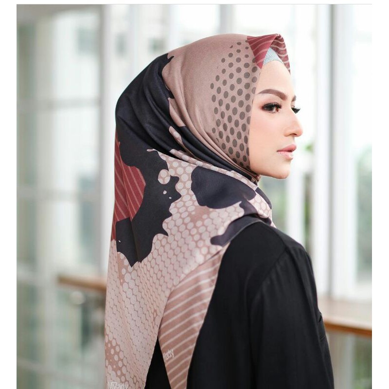 My Lady Olivia - hijab voal printed scarf by my lady hijab