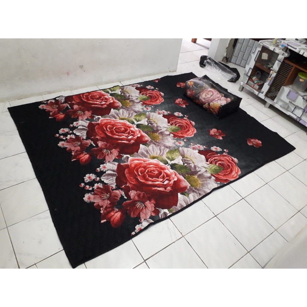 Karpet Lantai/Karpet Karakter/karpet Ruangan/Tikar Lipat karakter Quilting Ukuran Jumbo