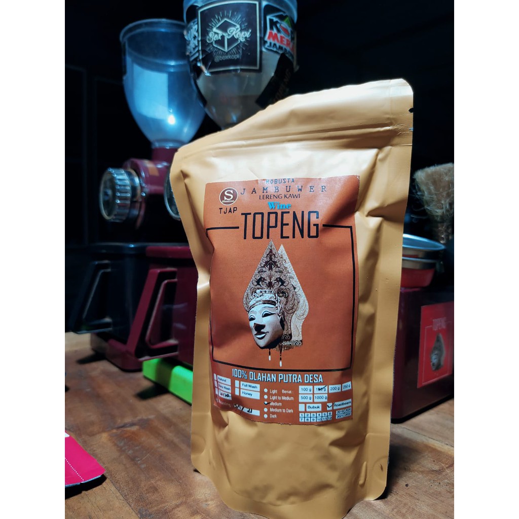 

TJAP TOPENG Kopi Robusta Wine | Gunung Kawi