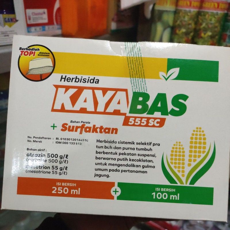 Kayabas 250 ml ,herbisida jagung,obat rumput jagung