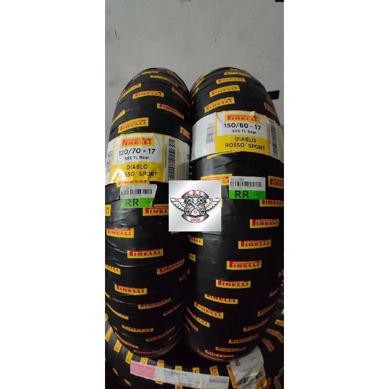 Pirelli Diablo Rosso sport 120/70-17 & 150/60-17