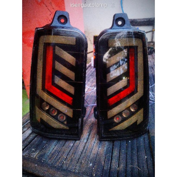 Custom stoplamp kijang kapsul 97 - 2002 3D konsep + sein running