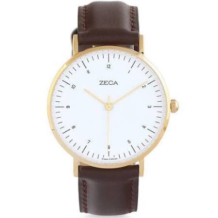 JAM TANGAN WANITA ZECA 3007 TALI KULIT ORIGINAL