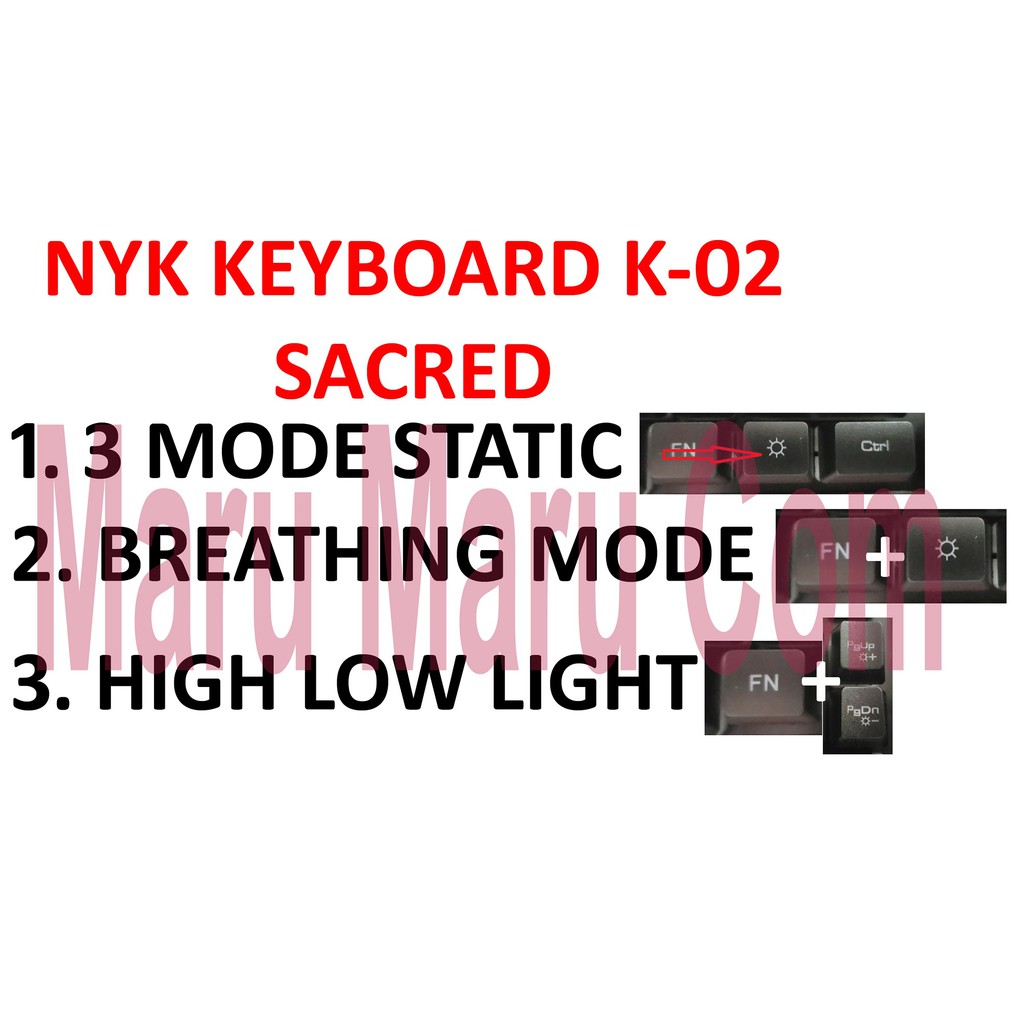 NYK Keyboard Gaming K-02 - Full Size