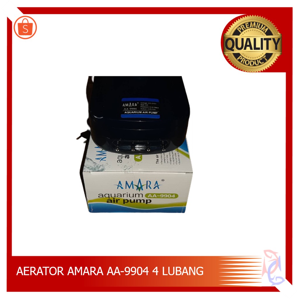 AERATOR AMARA AA-9904 AERATOR 4 LUBANG AIRPUMP 4 LUBANG AERATOR AQUARIUM AERATOR 4 LUBANG MURAH