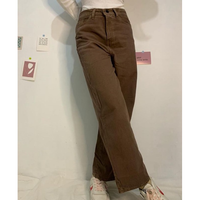 (COD)BROWN JEANS Y2K