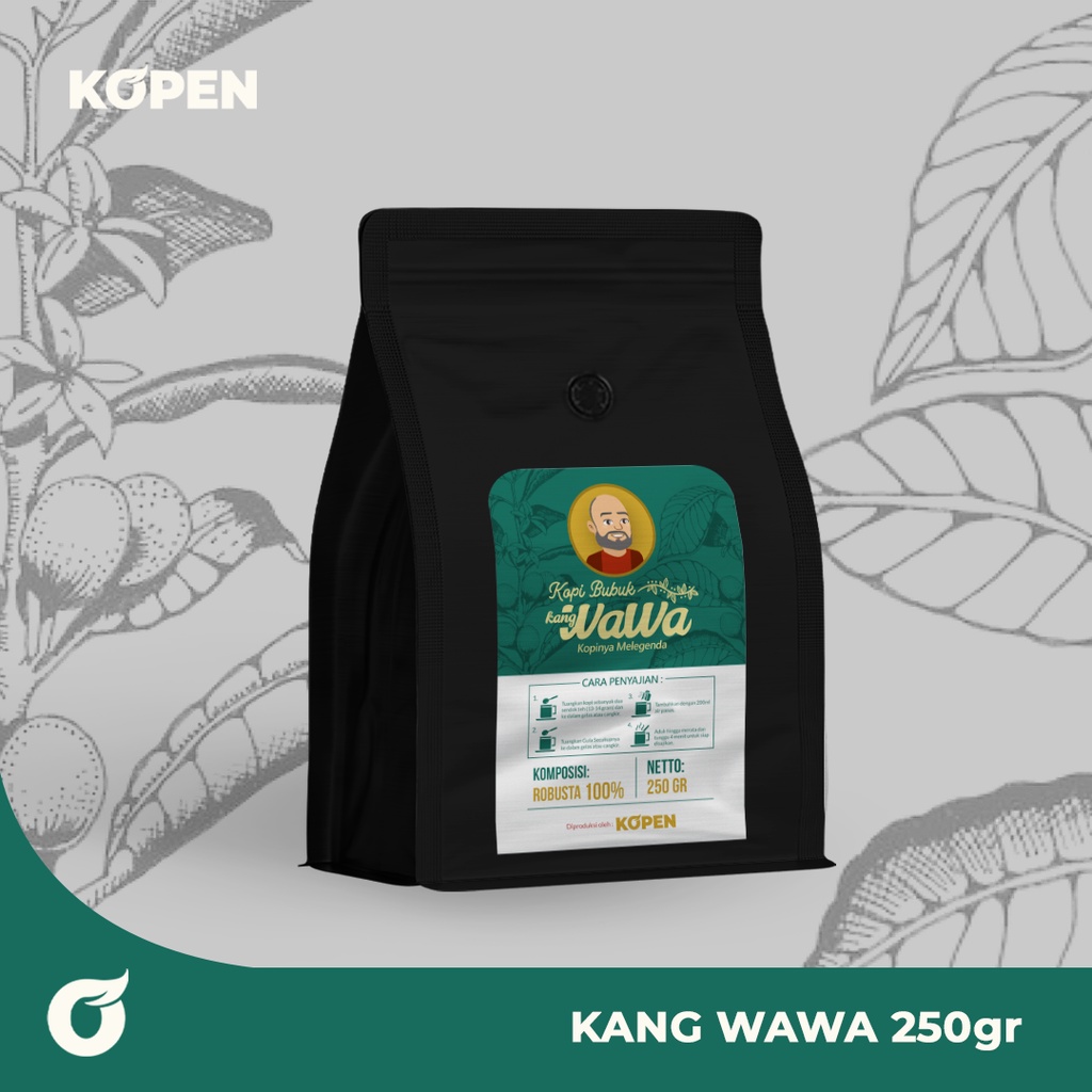 

Kopi Bubuk Kang Wawa 250gr - Kopi Robusta Premium Kualitas Ekspor