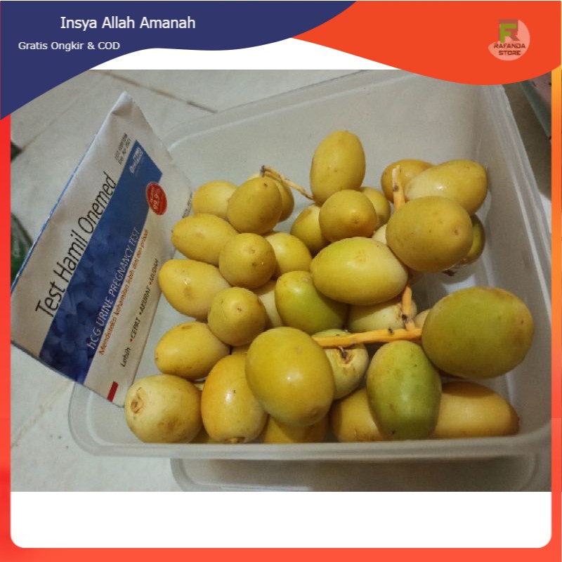 KURMA MUDA KUNING DAN MERAH 1KG 1 KG / 1/2 KG