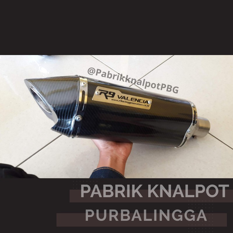 FULLCACING KNALPOT MOTOR RACING R9 VALENCIA high quality PABRIK GROSIR PURBALINGGA MURAH