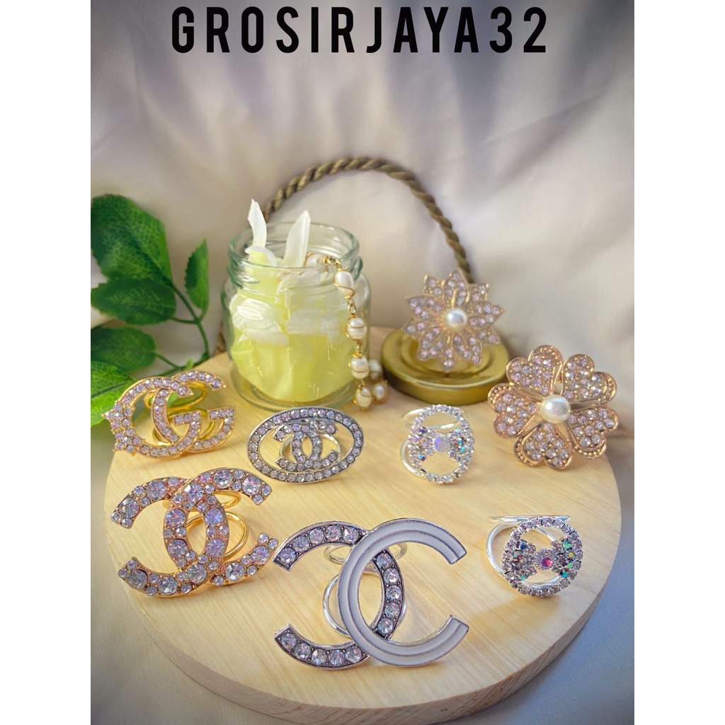 (GROSIRJAYA32) BROS RING SERI 3/Bros Hijab Kolong Ring Jilbab ring hijab Bros Cincin Syal Aksesoris Ring jilbab, Ring hijab