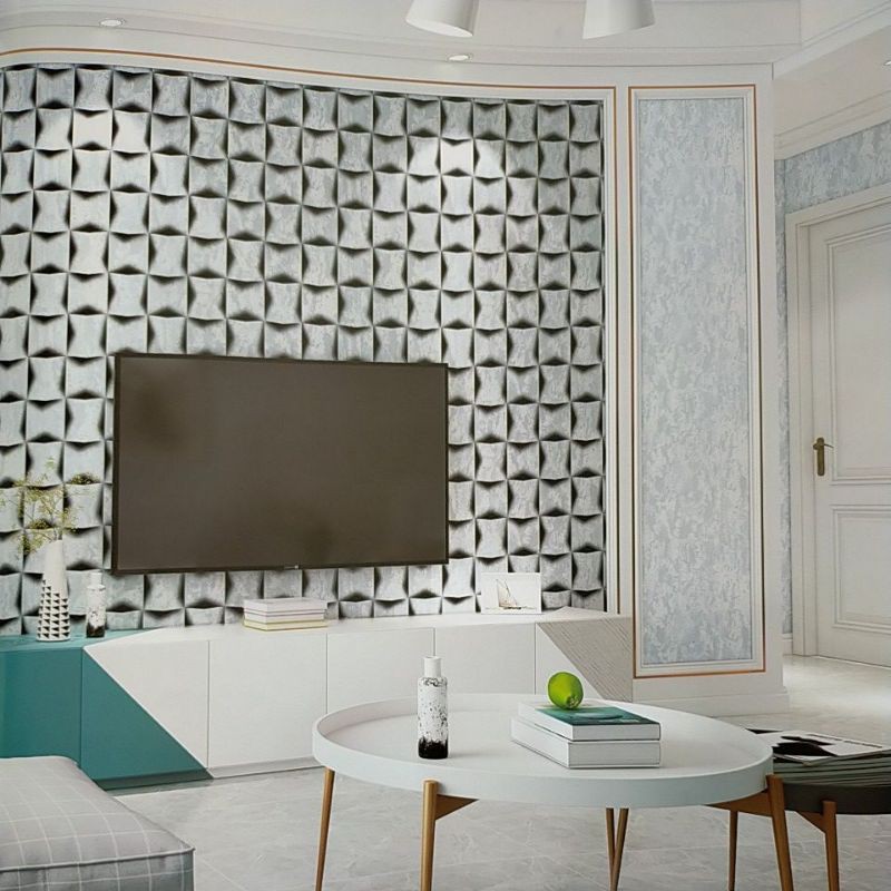 wallpaper dinding 3D geometric