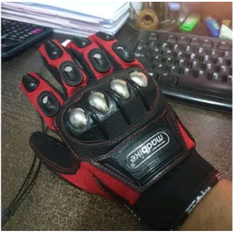 Gloves madbike Long - Sarung Tangan Mad Bike mad10B Full panjang jari penuh VOLTZ  VTs01F  vts o1 F