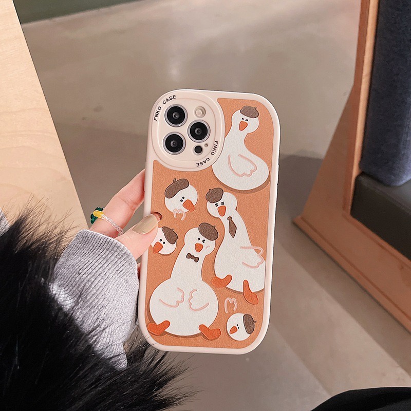 [TPC] Phone Case IPHONE 6 6S 7 8 PLUS X XS MAX XR 11 12 13 PRO MAX Duck Casing Lucu IP025