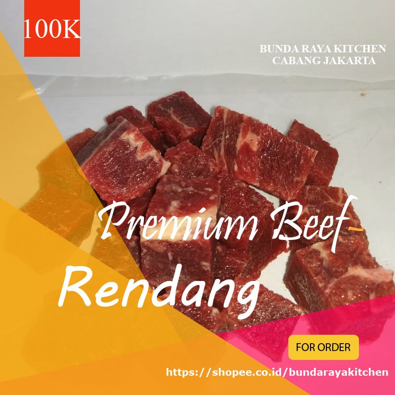 

Premium Daging Rendang 1kg /Harga GROSIR/,QUALITY RESTO PADANG !!
