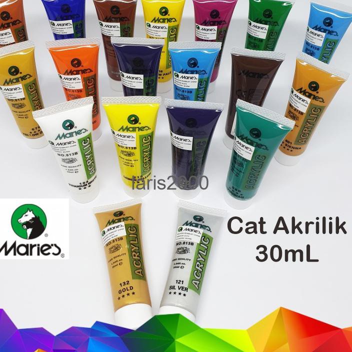 

REAL PICT ! Maries Acrylic Paint / Cat Akrilik 30ml - PART2