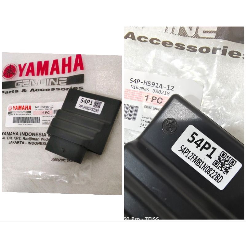 ECU Engine Control Unit Yamaha Mio J - xride - x ride ORIGINAL 54P - ABC Motor Grosir