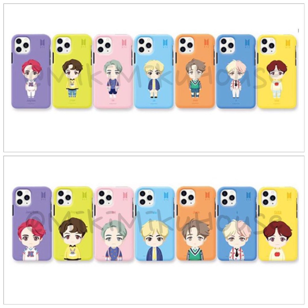 OFFICIAL BTS UPPER BODY CASE  BT21 TINYTAN KOREA 12 11 XS S10 S20 LIGHTUP LIGHT UP BABY CASING SOFT