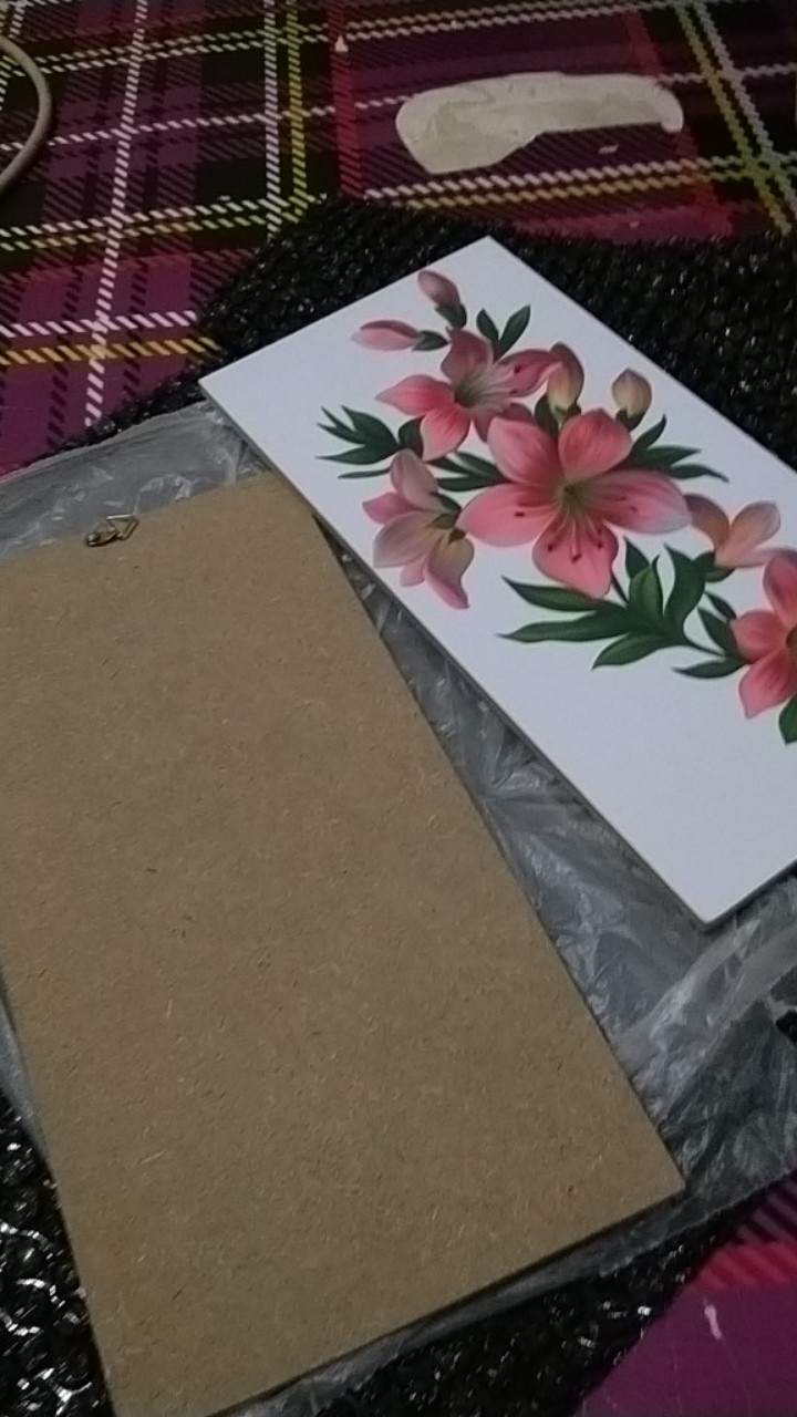 [bisa Cod] Hiasan Dinding Poster Kayu Walldecor Rumah Kamar Dapur Cafe Minimalis Motif Bunga - Flr13