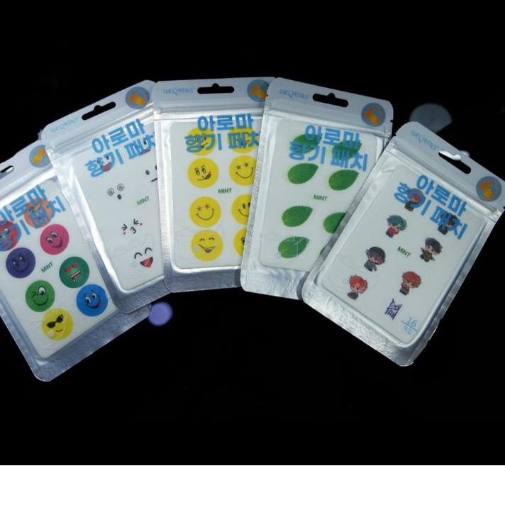 LUCK PETALS BOTANICAL MASK PATCH / Sticker Pengharum Masker isi 16pcs