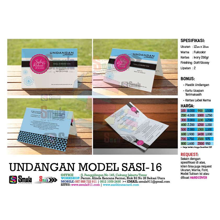 Sasi 10 18 Undangan Vintage Murah Eksklusif