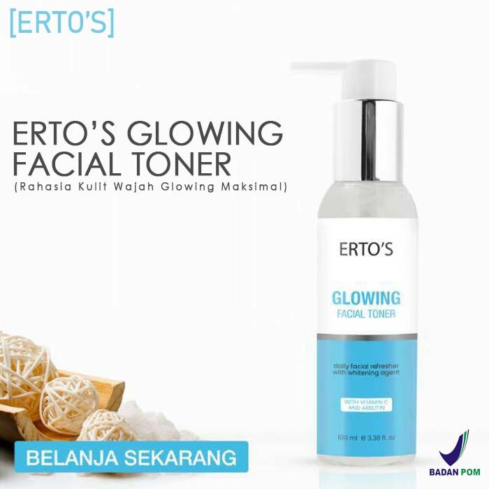ertos glowing facial toner