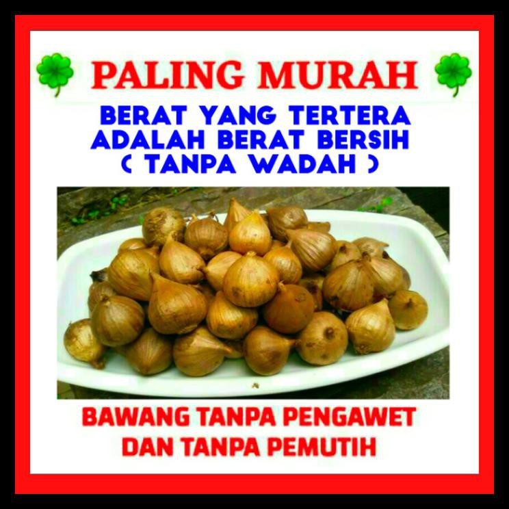 

Ind Bawang Hitam Tunggal/Lanang/250 gr/1/4 Kg (PALING MURAH) BOOM SALE Kode 1453