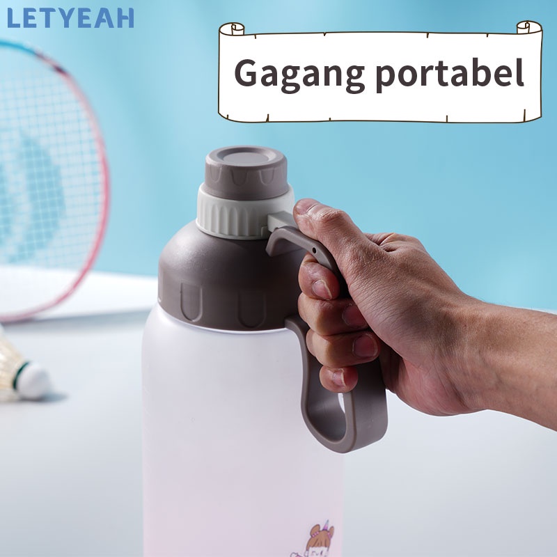 letyeah Botol minum 1.8 liter anti bocor portable