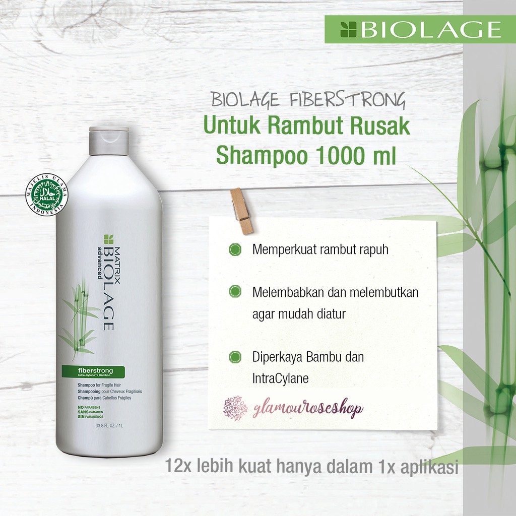 ❤️Glamouroseshop❤️ Matrix Biolage Advanced Fiberstrong Strengthening Shampoo 1L