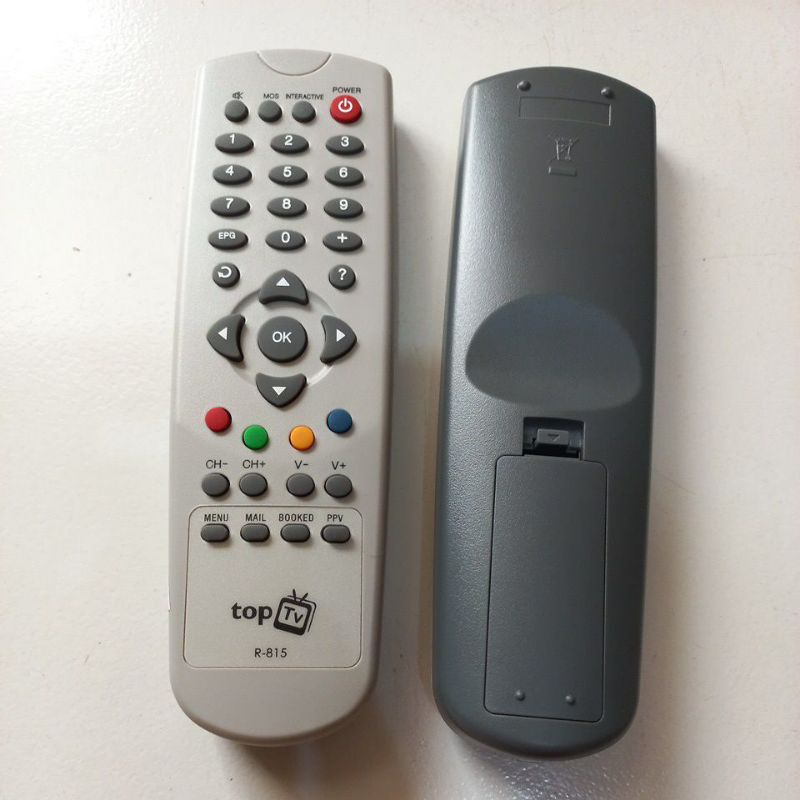 REMOTE REMOT RECEIVER PARABOLA  INDOVISION TOP TV ORIGINAL ASLI