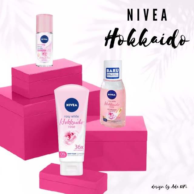 ★ BB ★  NIVEA Hokkaido Rose Series / Oil - Infused Micellar Water / Whitening Deep Serum Roll - On Deodorant / Whip Facial Foam