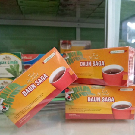 

OBAT BATUK , PANAS DALAM DAN DIABETES TEH DAUN SAGA isi 20 Kantong Halal ORIGINAL