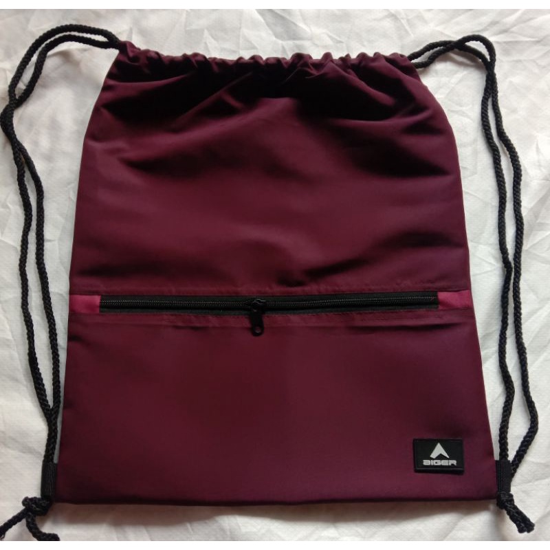 TAS FUTSAL WARNA MAROON/STRING BAG