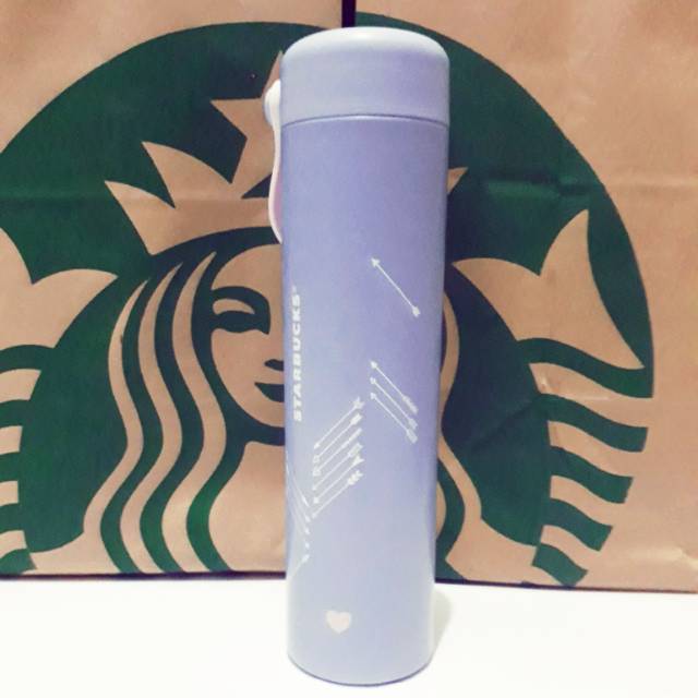 Starbucks Tumbler Stainless Steel Grande - Pink Heart with Arrows