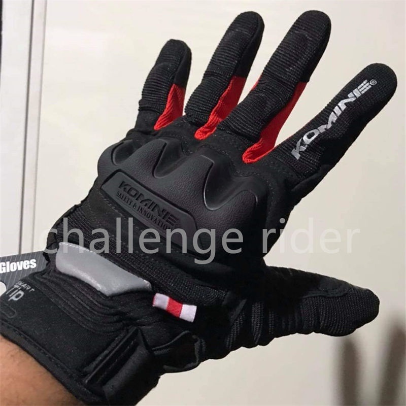 Komine GK220 Sarung Tangan Motor Komine Gloves Full Finger Touch Screen Dukung COD