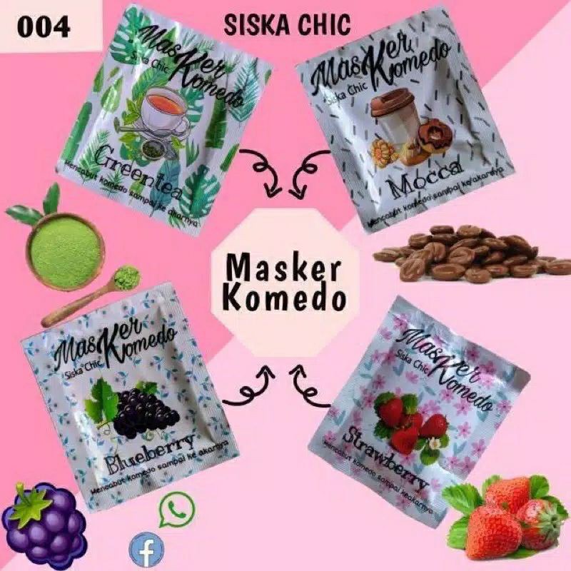 Masker Komedo By siska chic original distributor resmi