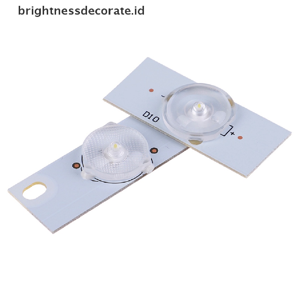 Manik-Manik Lampu 20x6v Smd Dengan Filter Lensa Optik Untuk Tv Led 32-65 Inch