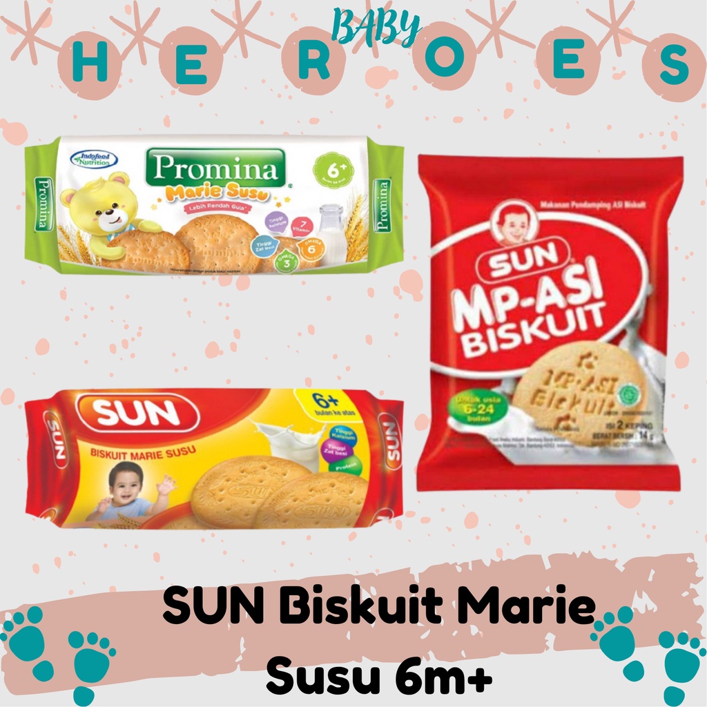 SUN PROMINA Biskuit Marie Susu 6m+