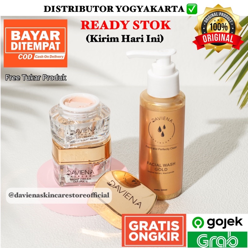 Ready stok paket hwmat gold Daviena Skincare | GLOW Daviena |Glowing Daviena|Acne Daviena |Gold Davi