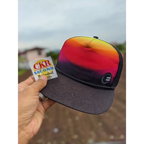 Topi pria original branded snapback trucker surfing BILLAB*NG