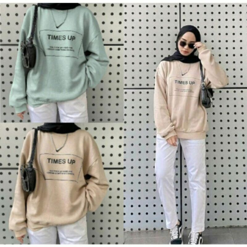sweater wanita TIMES UP