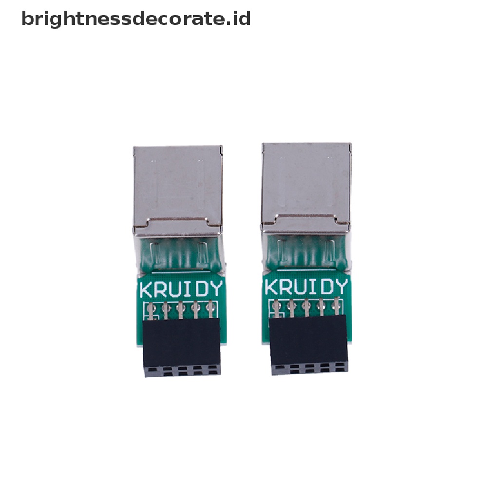 [birth] Internal motherboard 9pin to 2 port USB 2.0 a female adapter converter PCB board [ID]