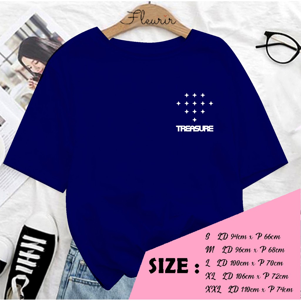 FLEURIR - KAOS KPOP LOGO SMALL WANITA DEWASA LENGAN PENDEK TEE UNISEX