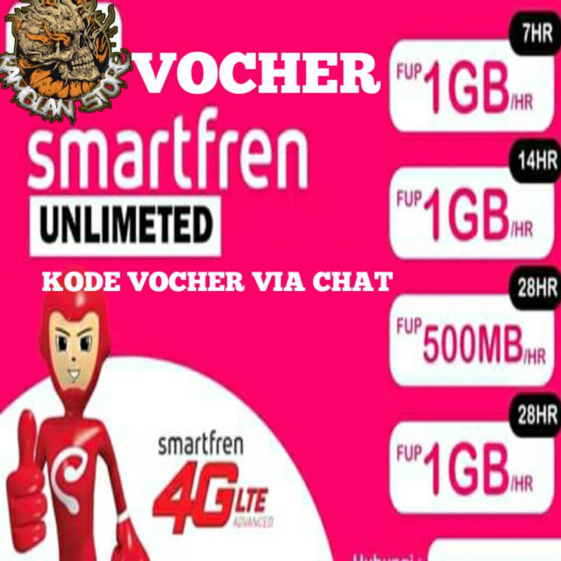 {READY} VOCHER SMARTFREN UNLIMITED FUP