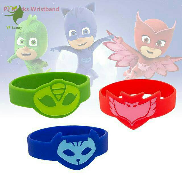 MOMBABY1 Gelang Anak Pj Masks atau Mainan Anak Cowok Pj Mask