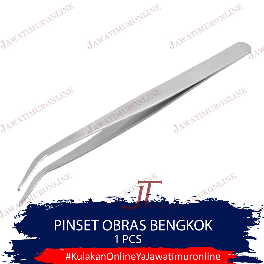 Pinset Obras Bengkok Pinset Bengkok - Pinset Lancip