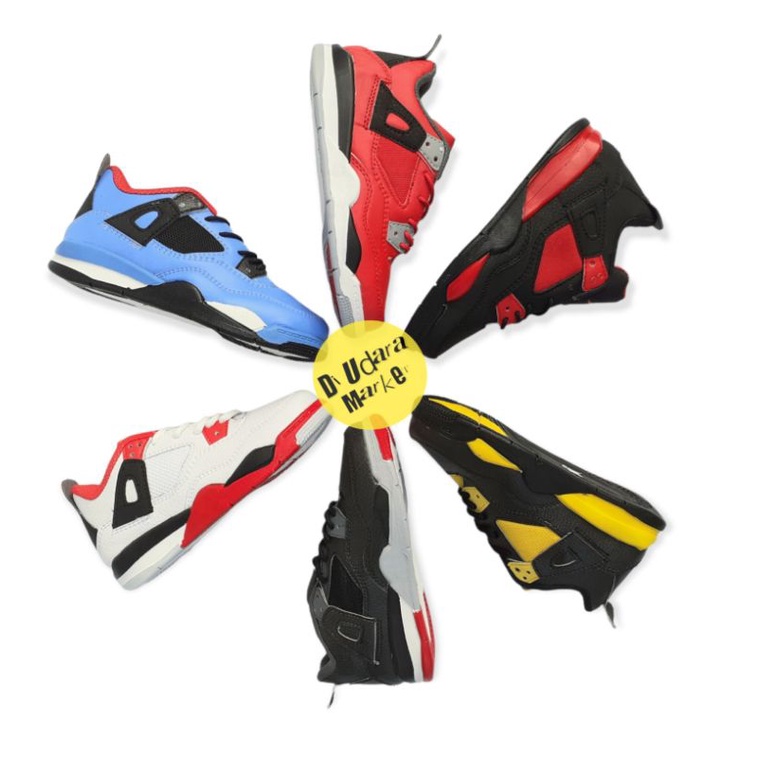 Sepatu Anak Jordan 4 / Sepatu Jordan 4 Kids / Sepatu Anak SD / Sepatu Anak Murah