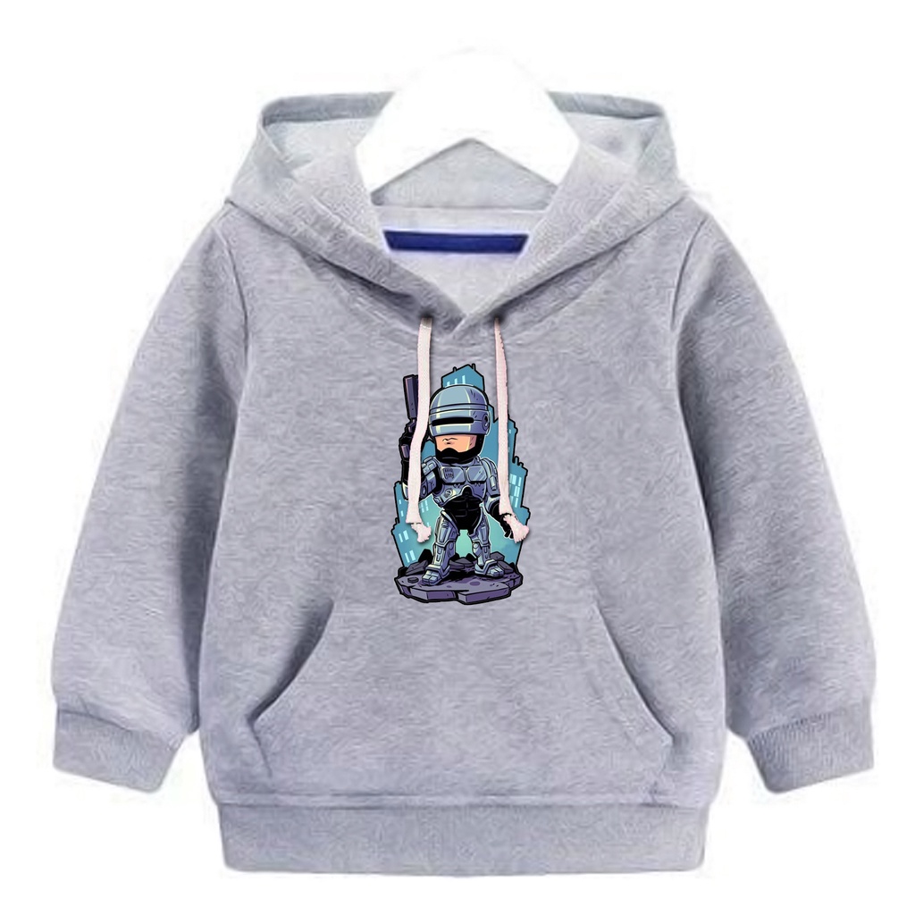 Jaket sweater hoodie anak laki - laki usia 2 3 4 5 6 7 8 19 10 tahun / switer  anak laki laki perempuan karakter hero ROBOCOPS / GROSIR TERMURAH BISA COD