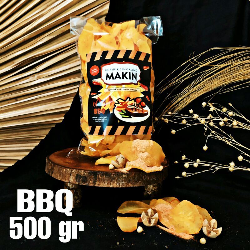 

KERIPIK SINGKONG (500gr) CEMILAN OLEH-OLEH SNACK SAPI PANGGANG BBQ KUDAPAN CAMILAN MAKANAN ENAK